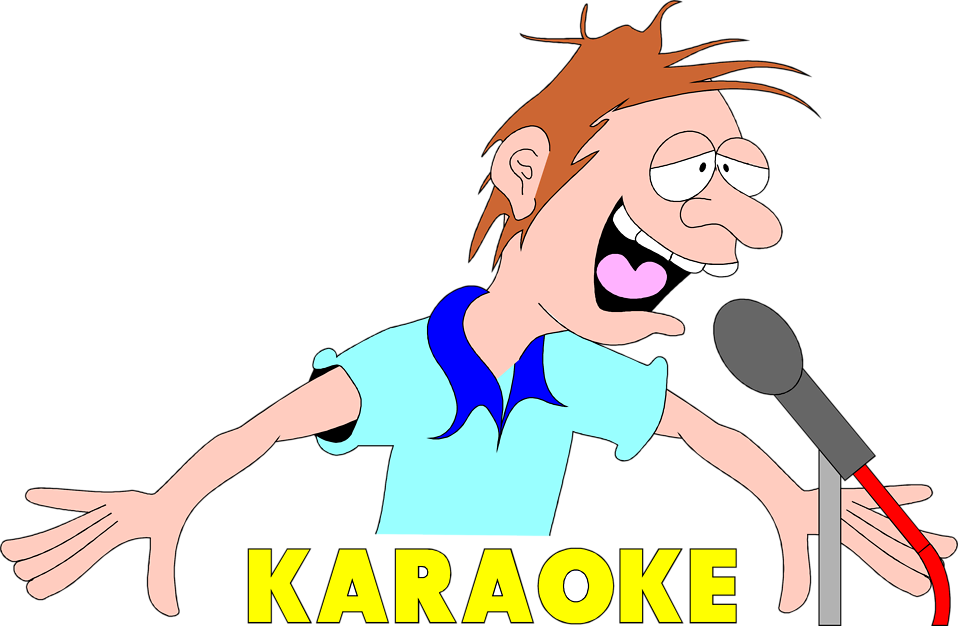 Transparent Colorful Notes Png Clipart Picture - Karaoke Singers Cartoon (958x626), Png Download