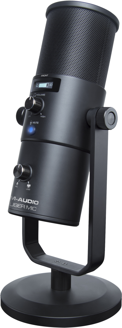 M-audio Uber Microphone - M-audio Uber Mic (609x1200), Png Download