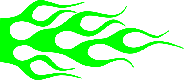 Fire Flames Clipart Hot Wheel - Flames Clipart Hot Rod (600x260), Png Download