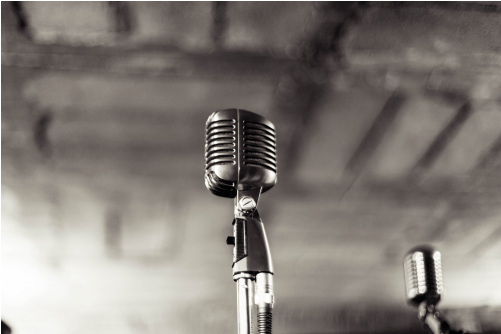 Classic Microphone - Retro Mic (500x500), Png Download