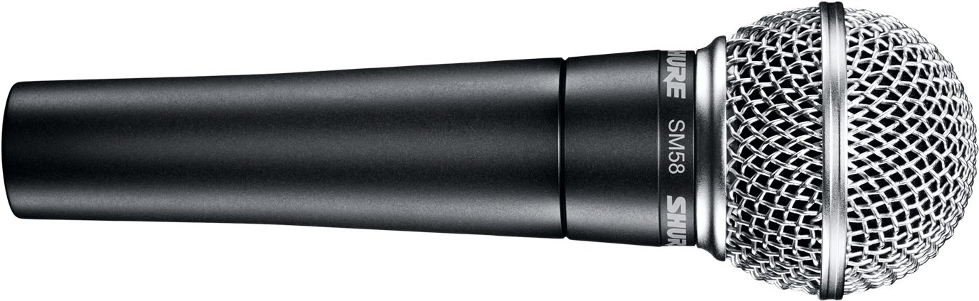 Illustration Shure Sm58 X2u Usb Digital Bundle - Shure Sm58cn Dynamic Vocal Microphone W/xlr Cable - (1700x600), Png Download