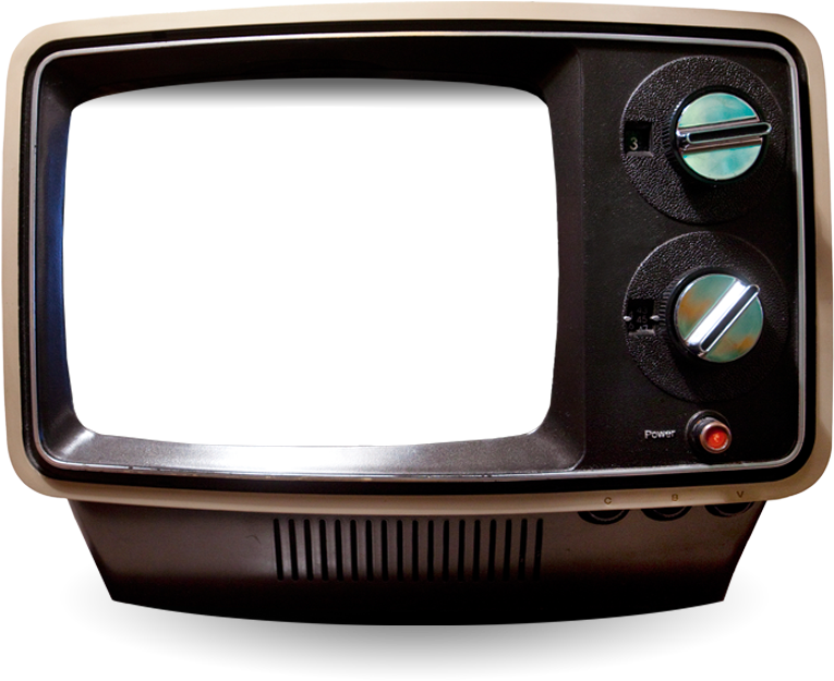 Old Tv Frame Png (916x732), Png Download