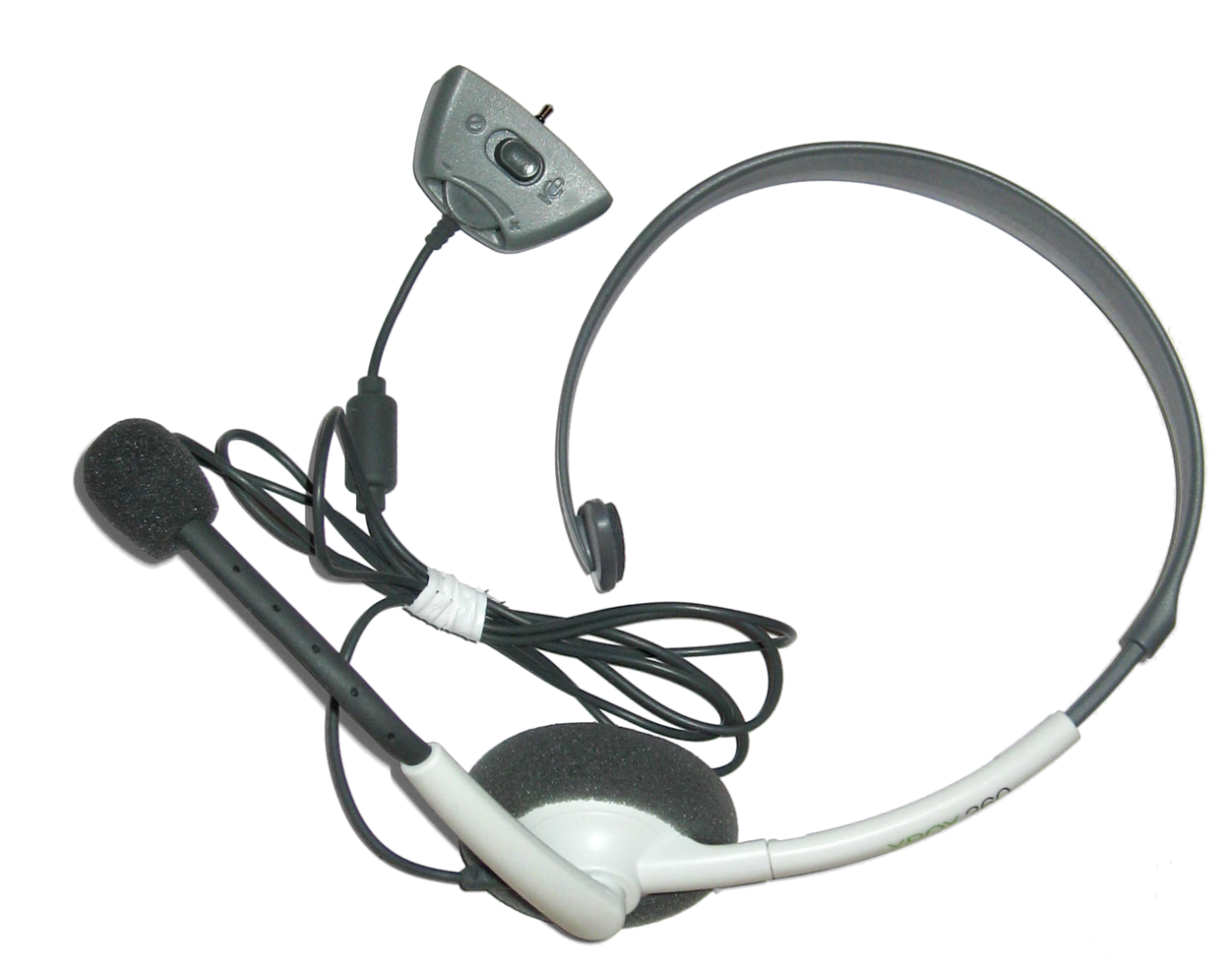 Xbox360 Wired Headset - Headset Xbox360 (1280x991), Png Download