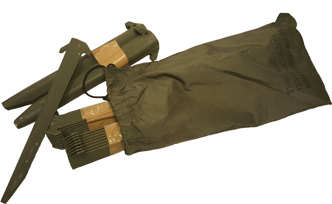 Military Issue Tent Stake Combo Kit (1280x729), Png Download