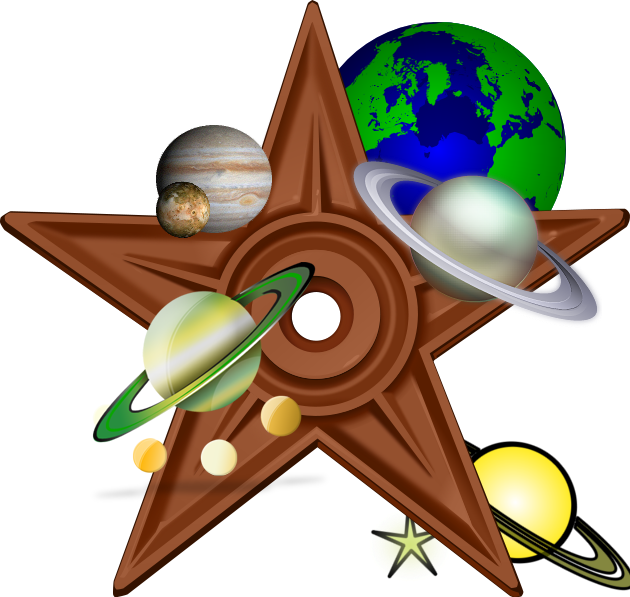 Barnstar Astronomy (630x597), Png Download