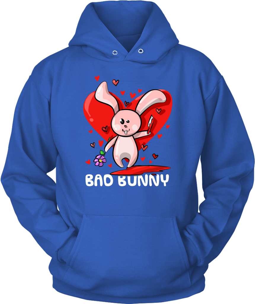 Bad Bunny Hoodie Evil Bunny, Grey Bunny, Bunny Outfit, (1024x1024), Png Download