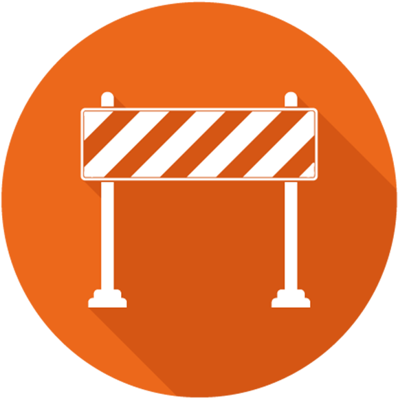 Roadblock Png (600x600), Png Download