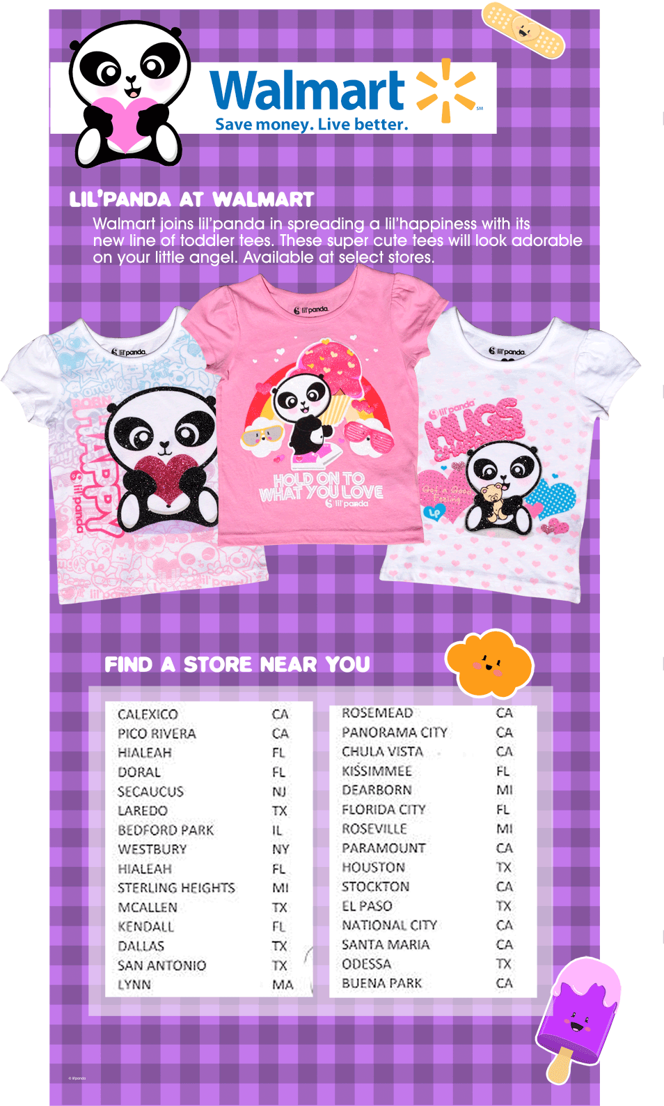 Lil'panda Walmart Toddler Tees (954x1587), Png Download