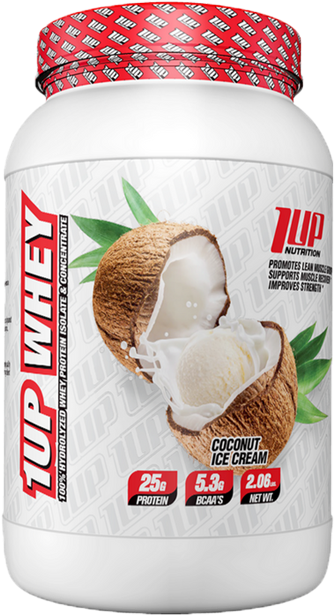 1up Nutrition Whey Protein (1111x736), Png Download