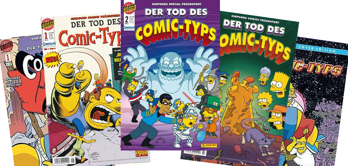Comic Book Guy German Logo (1182x566), Png Download