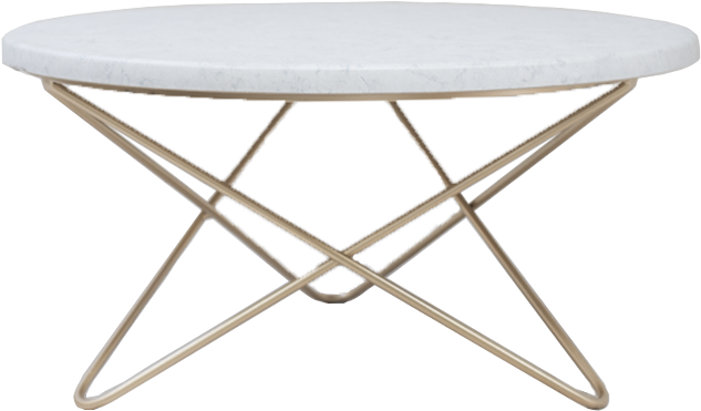 Brass Flame Coffee Table (960x960), Png Download