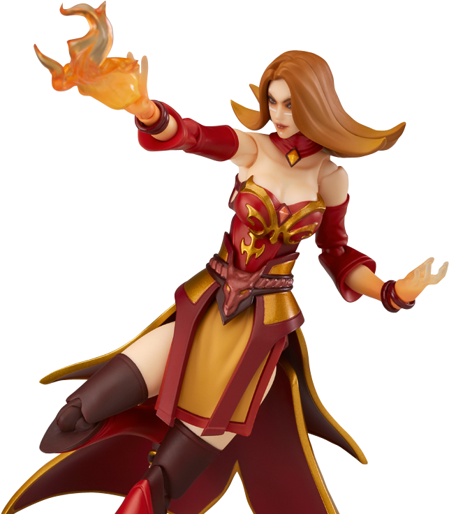 Dota 2 Lina Png (665x738), Png Download