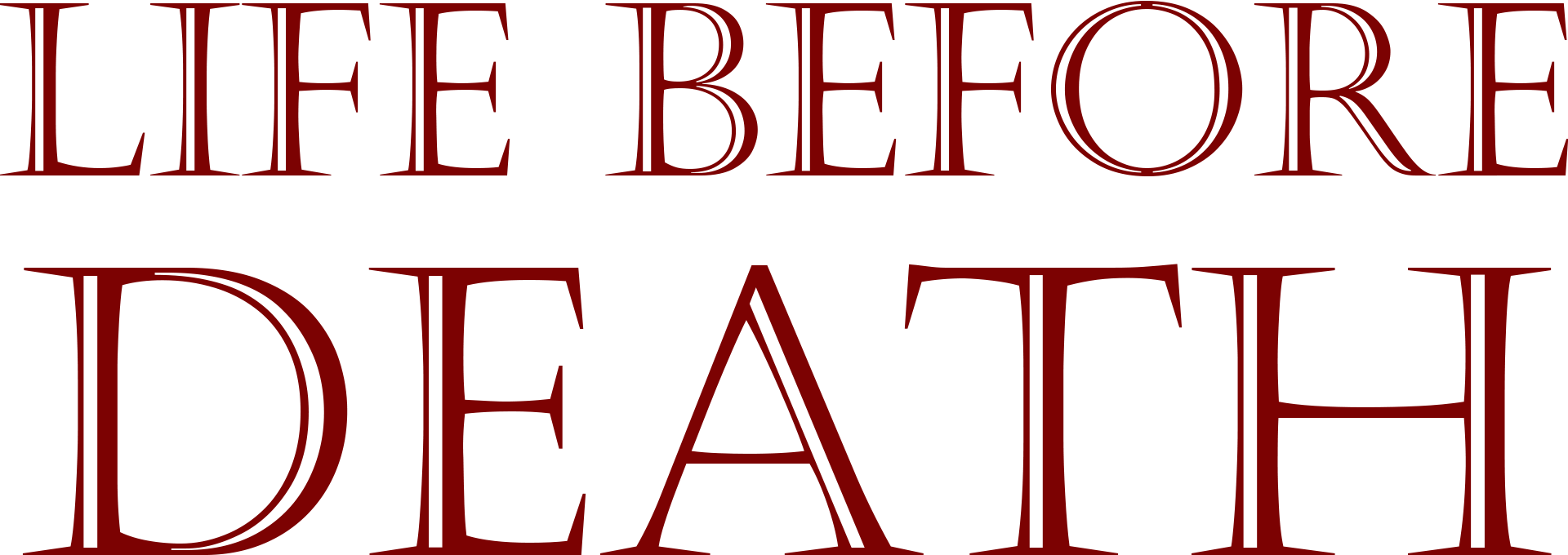 Life Before Death Logo (1920x680), Png Download