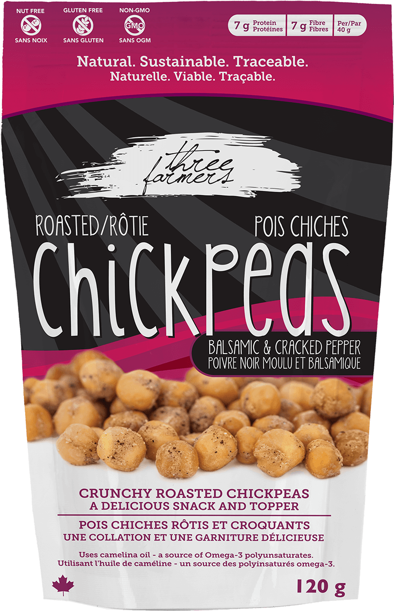 Roasted Chickpeas Balsamic & Cracked Pepper, (1097x1500), Png Download