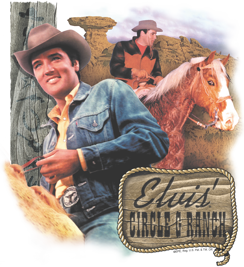 Elvis Presley Ranch Men's Regular Fit T-shirt (792x866), Png Download