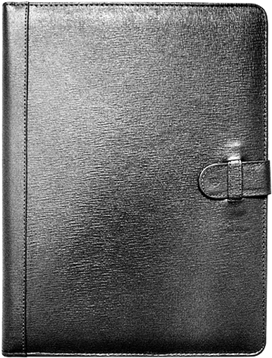 Black Portfolio Folder (600x600), Png Download