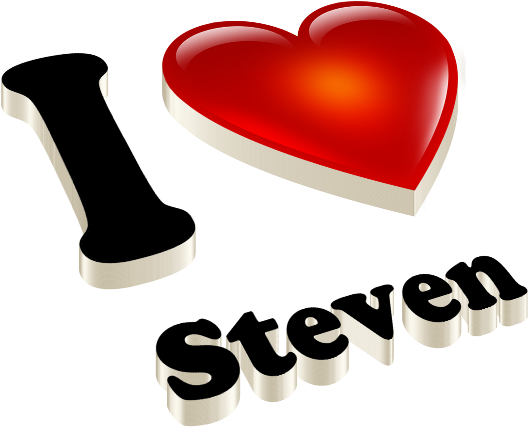 Steven Heart Name Transparent Png (1920x1200), Png Download