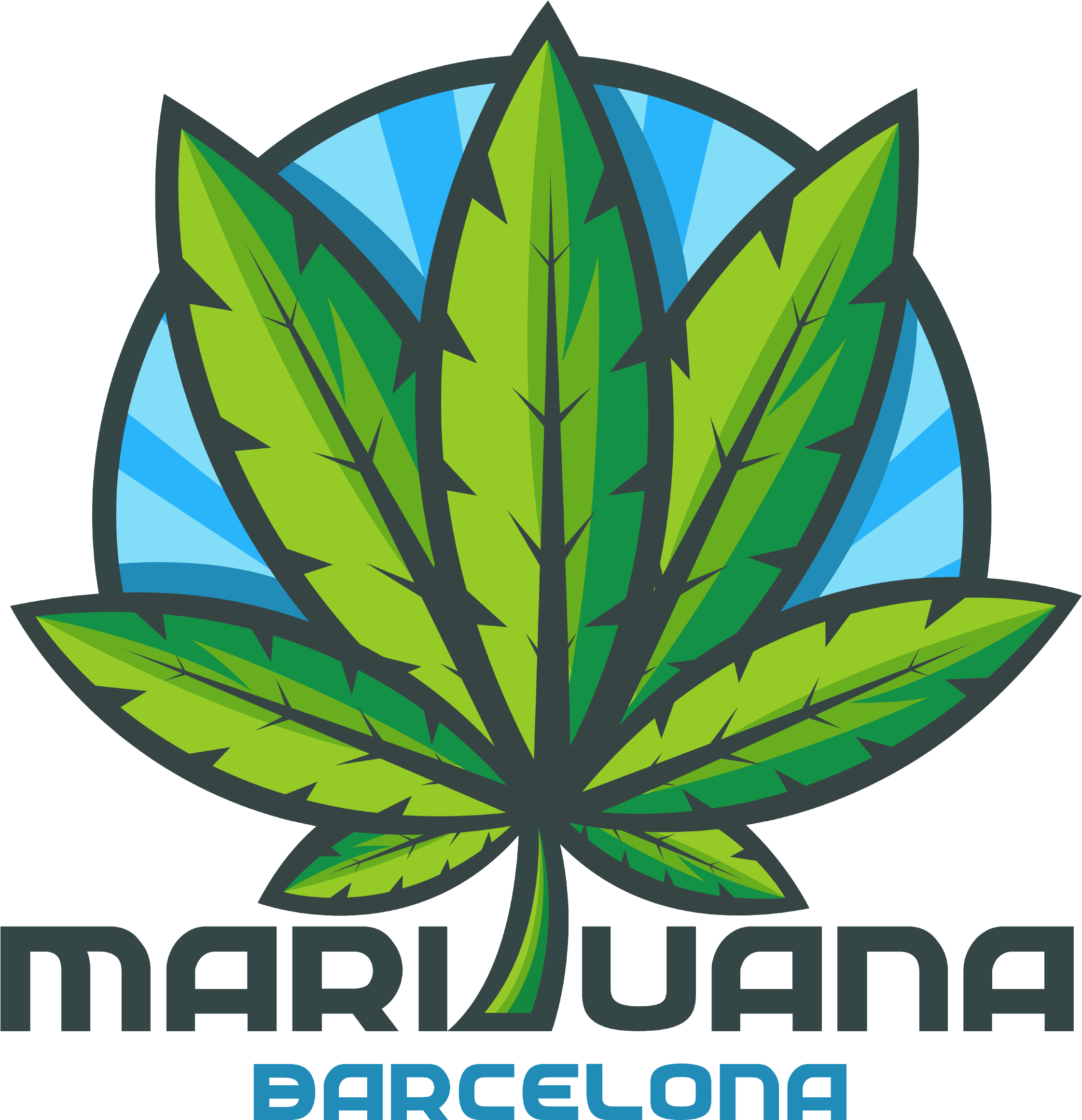 Marijuana Barcelona (5898x2501), Png Download