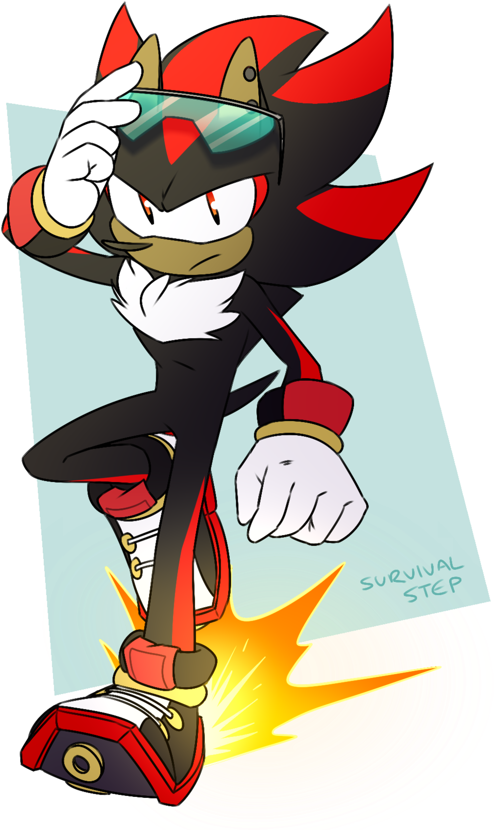 “i Wanted A New Icon ” Cool Shadow The Hedgehog, Sonic (1280x1681), Png Download