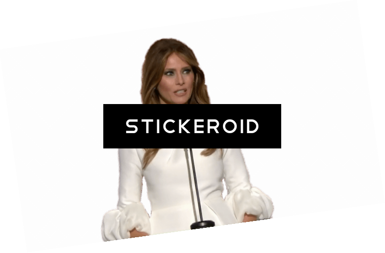 Melania Trump Speaking (779x513), Png Download
