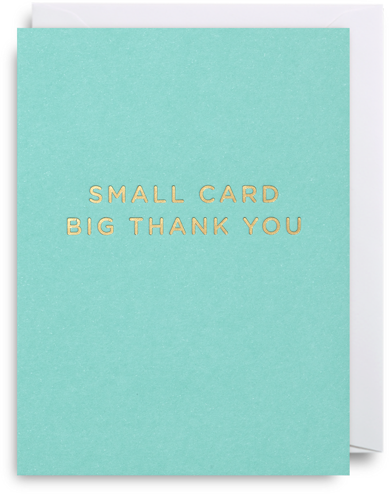 Small Card Big Thank You Mini Card By Kelly Hyatt Lagom (1400x1500), Png Download