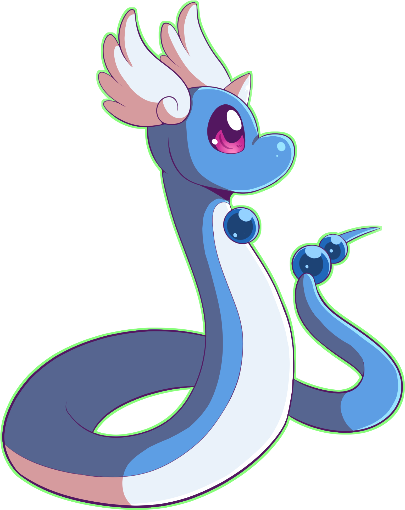 Dragonair (1672x2016), Png Download