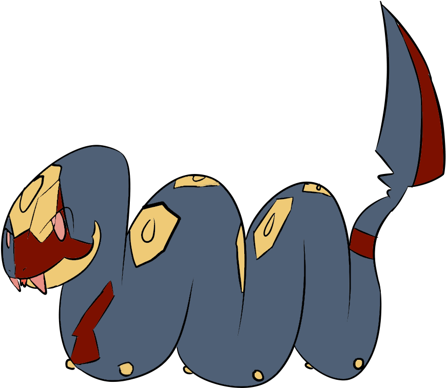 Seviper Pokesona (1004x805), Png Download