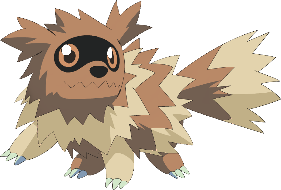 263 Zigzagoon Ag Shiny (906x613), Png Download