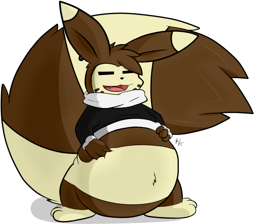Ze Chubby Furret (900x900), Png Download