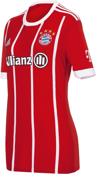 Fc Bayern Jersey Home Women Soccer 2017/18 (660x660), Png Download