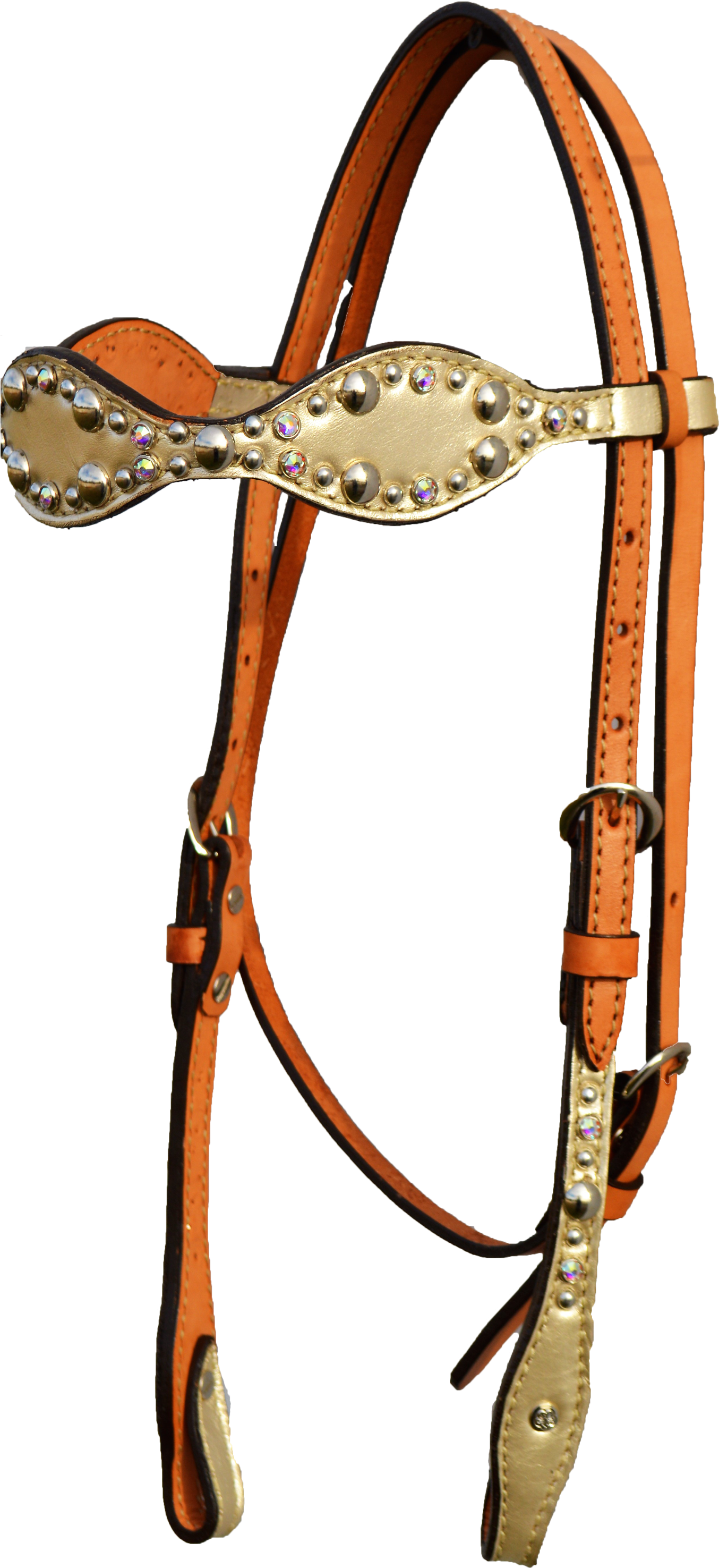 2065-jw Head Stall Scalloped Shaped, Platinum Metallic (2550x3300), Png Download