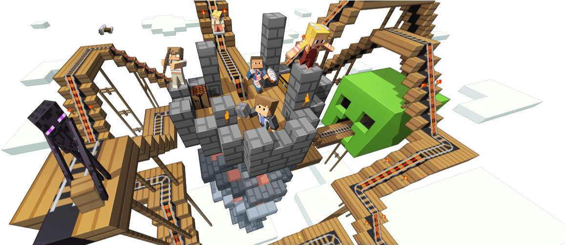 Minecraft Realms (1170x500), Png Download