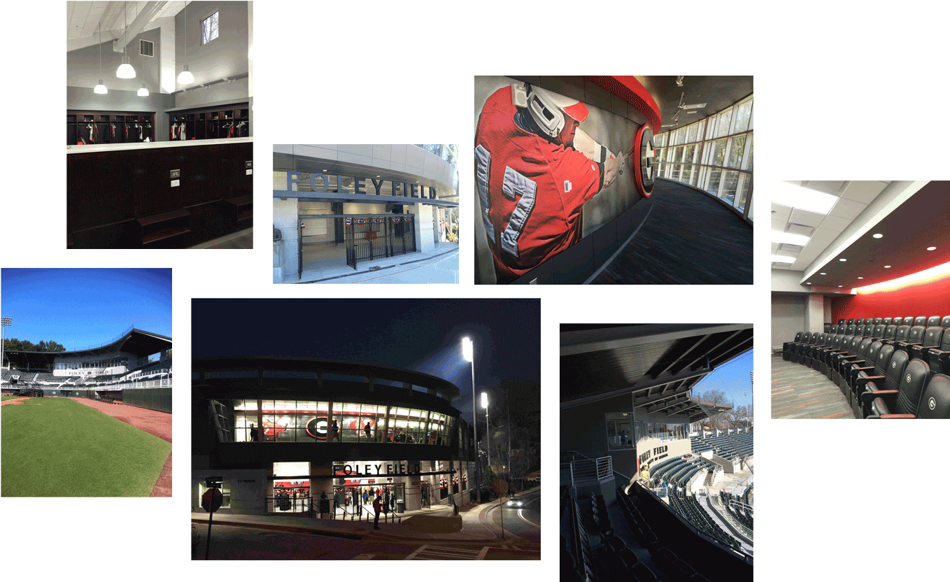 Foley Field Baseball Complex Renovation (1400x864), Png Download