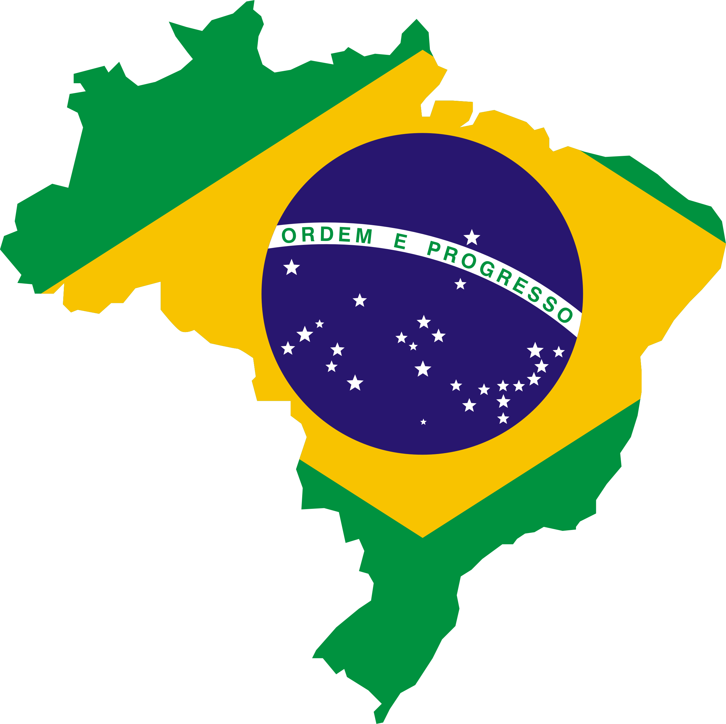 Mapa Brasil Png (2400x2392), Png Download