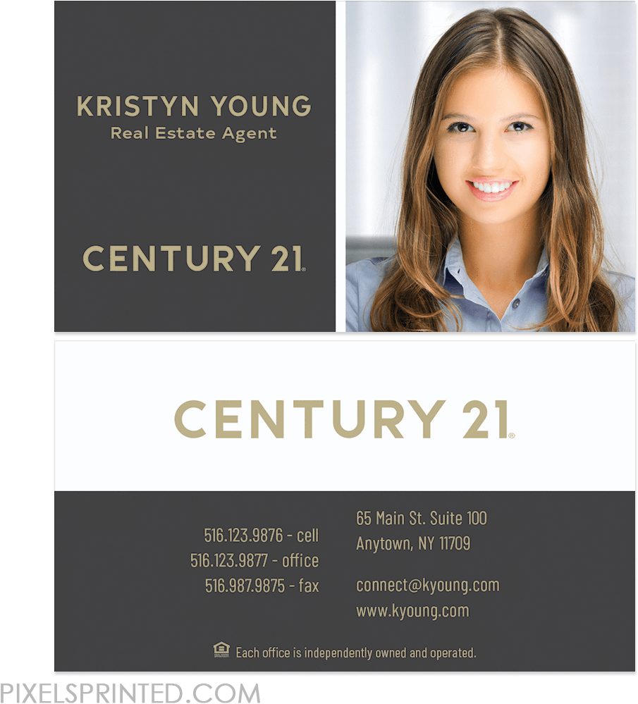 New Century 21 Logo Cards, Century 21 Business Cards, (1024x1024), Png Download