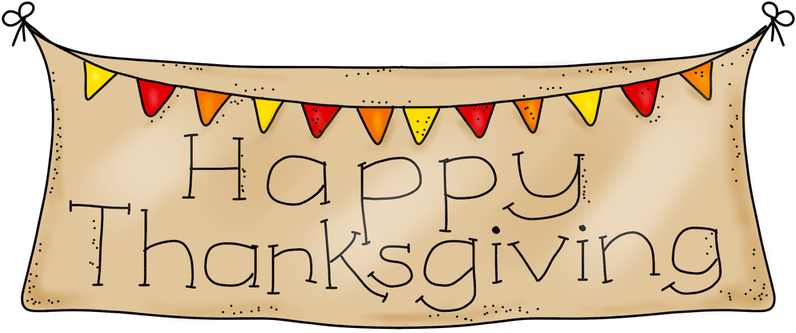 Happy Thanksgiving Logo Png (1600x697), Png Download