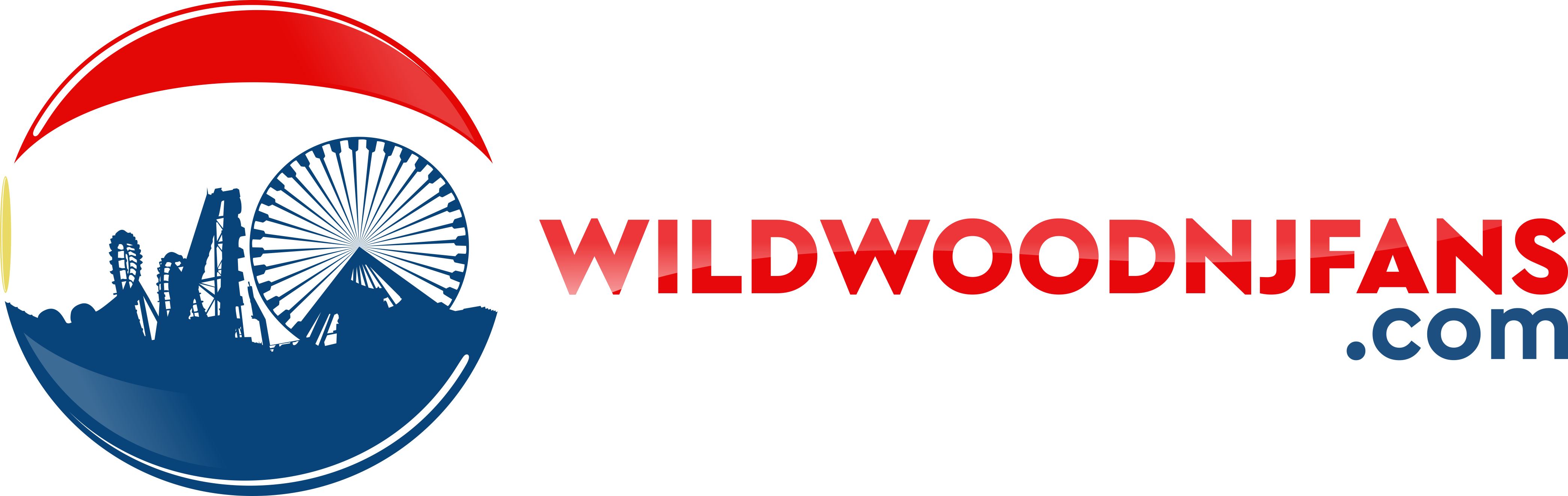 Wildwoodnjfans (4177x1321), Png Download