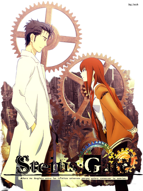 Steins Gate By Josh3006 (500x667), Png Download