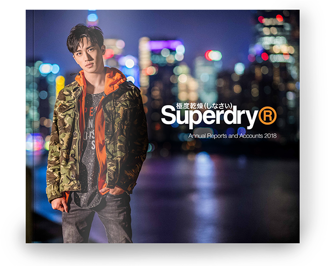 Superdry Annual Report 2018 Front Cover (1140x547), Png Download