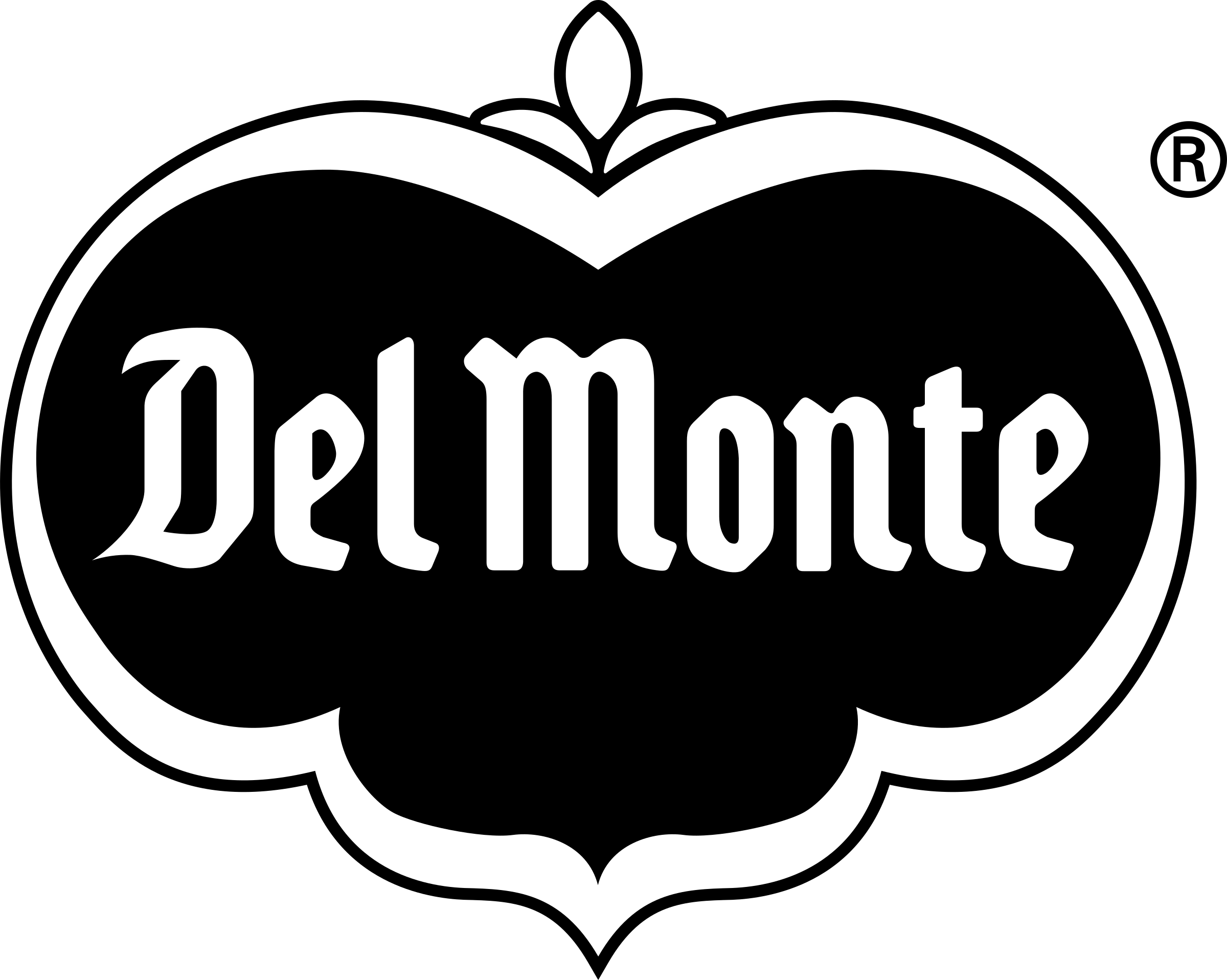 Del Monte 3 Logo Png Transparent (2400x1917), Png Download