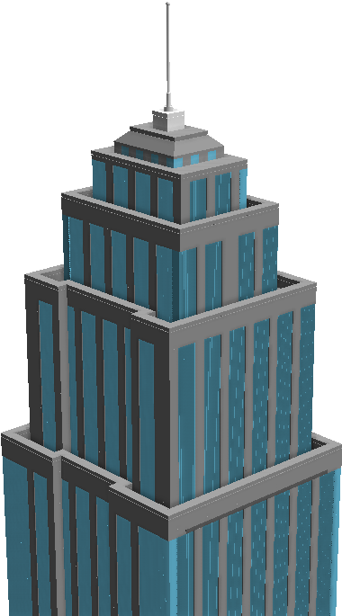 Ucs Empire State Building (768x693), Png Download