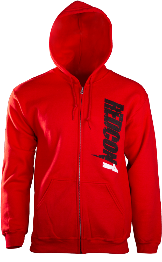Red Dumbell Thsor Hoodie (1024x1024), Png Download
