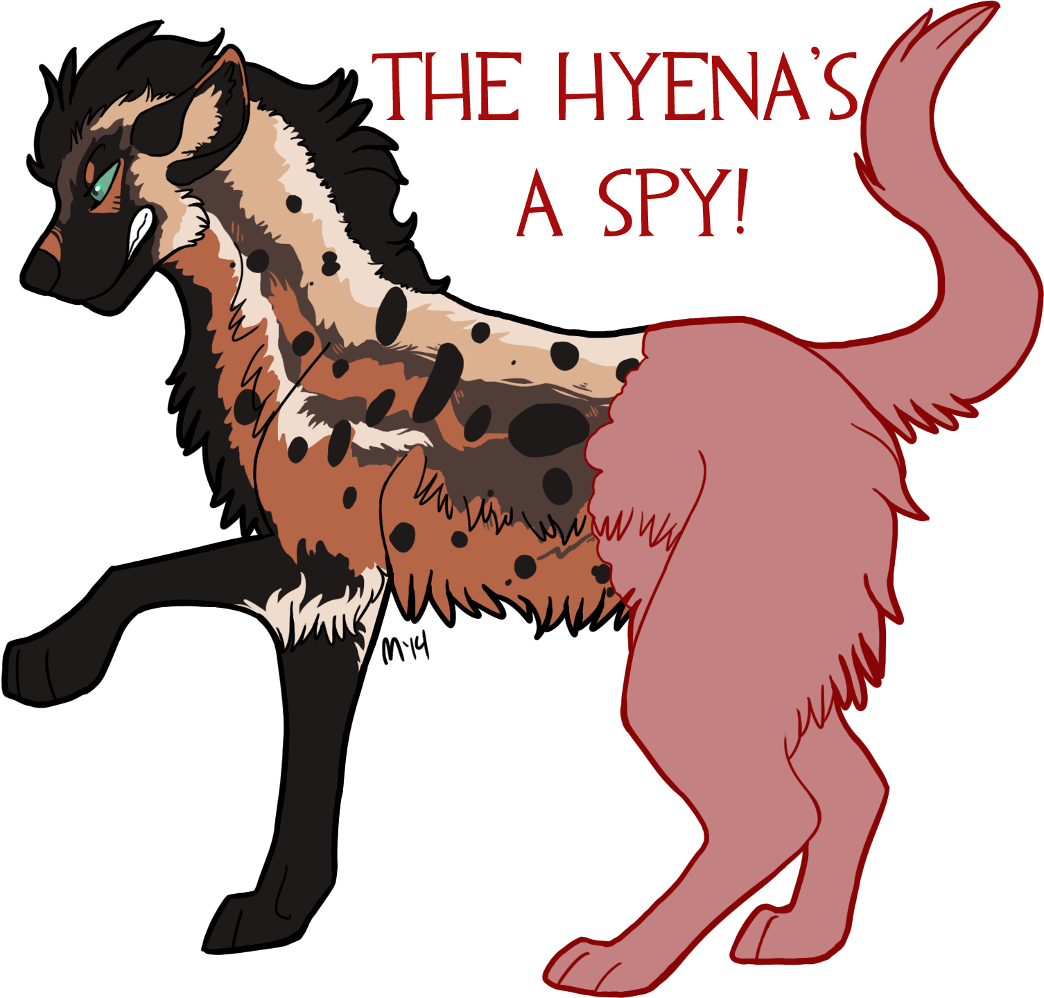 Hyena Clipart Chibi (1506x1440), Png Download
