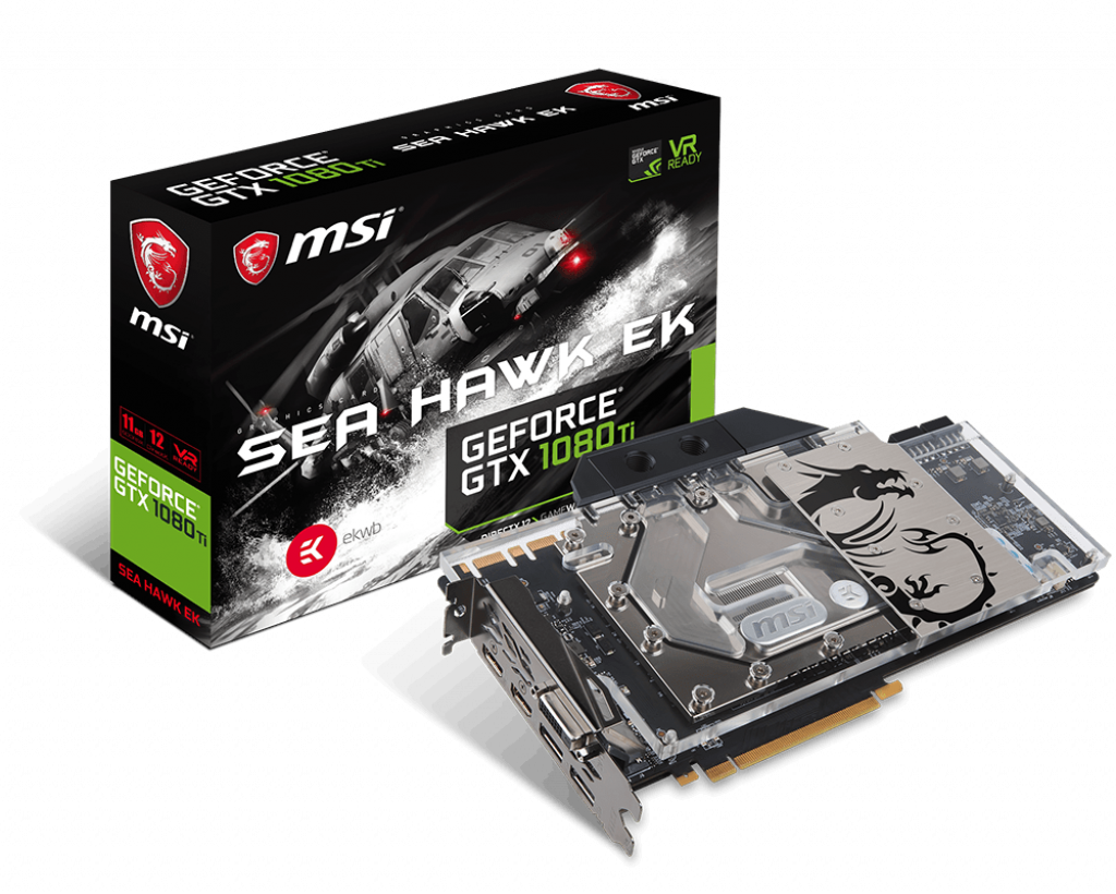 Support For Geforce Gtx 1080 Ti Sea Hawk Ek X (1024x820), Png Download