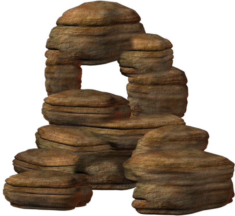 Rock - Clipart - Clip Art (865x923), Png Download