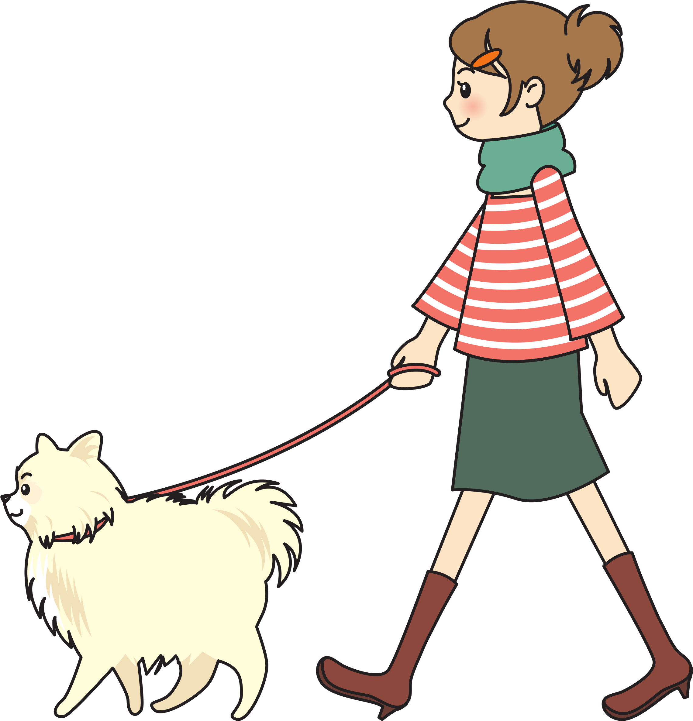 Woman Walking A Icons Png Free And - Woman Walking Clip Art (2307x2400), Png Download