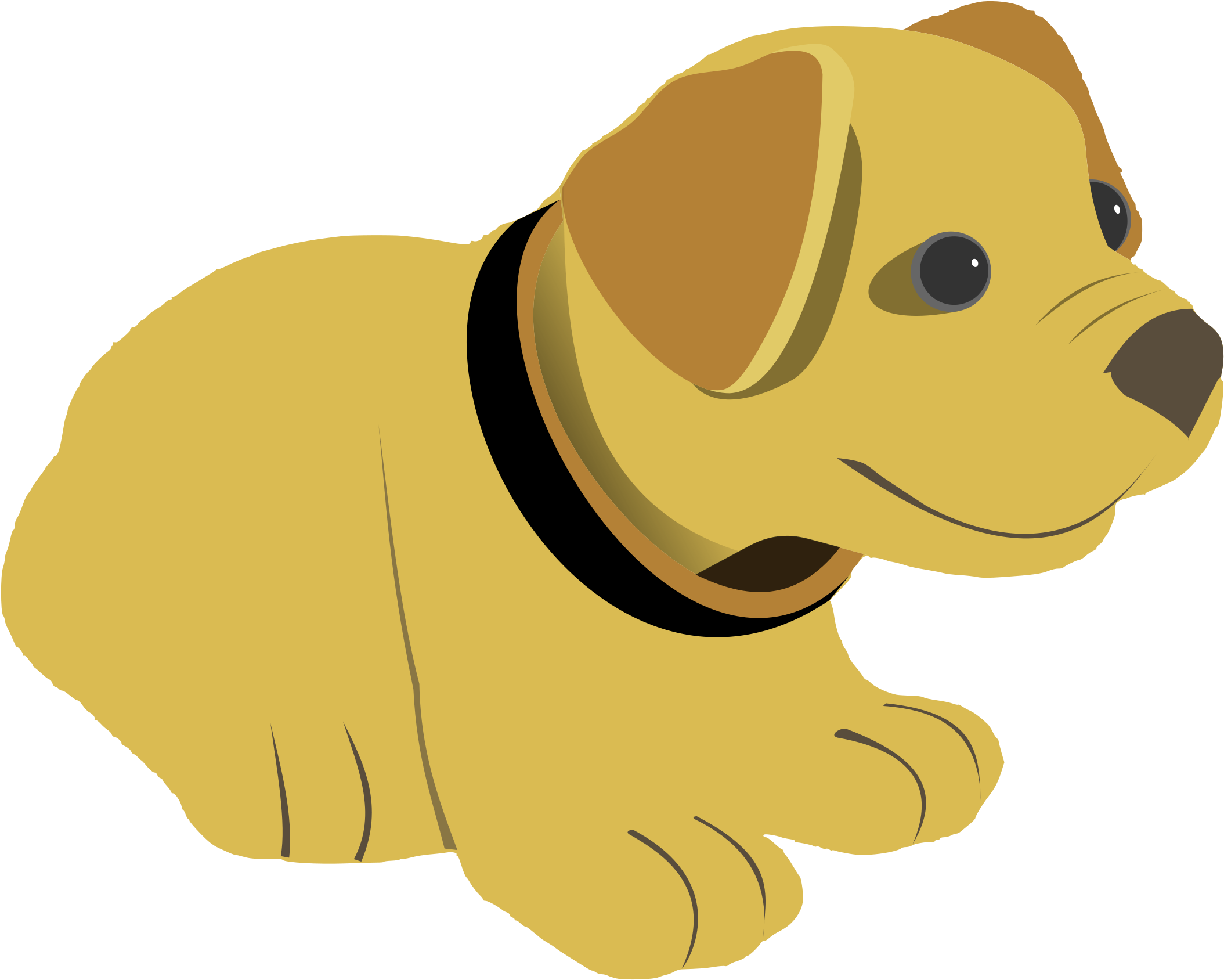 This Free Icons Png Design Of A Cute Dog (2400x2057), Png Download