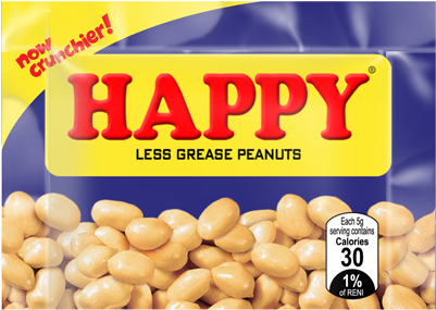 Happy Offers High Quality, Imported, Greaseless Peanuts - Happy Peanut (510x390), Png Download