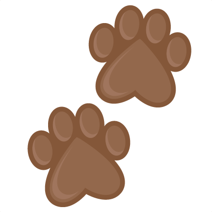 Dog Prints Svg Scrapbook Cut File Cute Clipart Files - Scalable Vector Graphics (432x432), Png Download