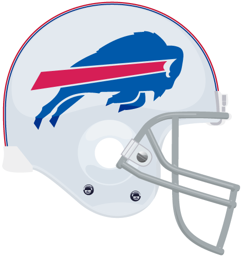 Buffalo Bills 2017 Nfl Draft Profile - Buffalo Bills Helmet Drawing (471x500), Png Download